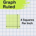 thumbnail image 4 of ONAVIA 1 Subject Notebook Graph Ruled Paper, 3 Pack, ‎9”×11”, 3-Hole Punch, Flexible PP cover, 200pages/100sheets, Light pink, 4 of 7