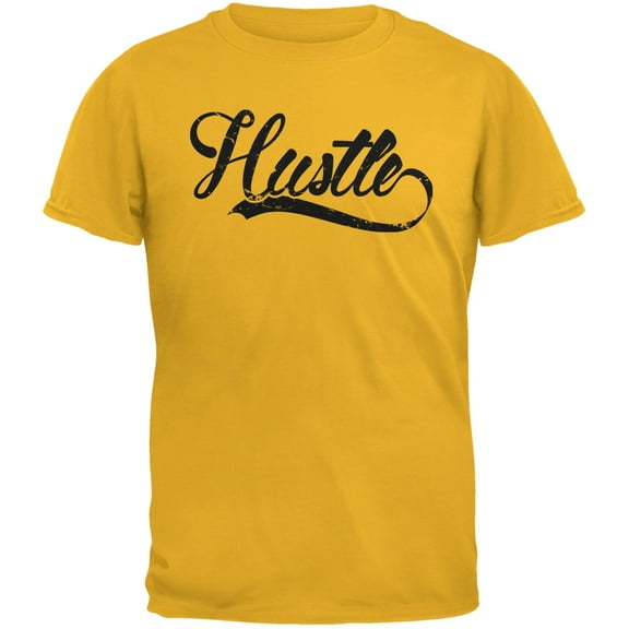 Hustle Gold Adult T-Shirt - Large