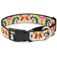thumbnail image 1 of Buckle-Down "Tie Dye Swirl" Martingale Dog Collar, 1 of 1