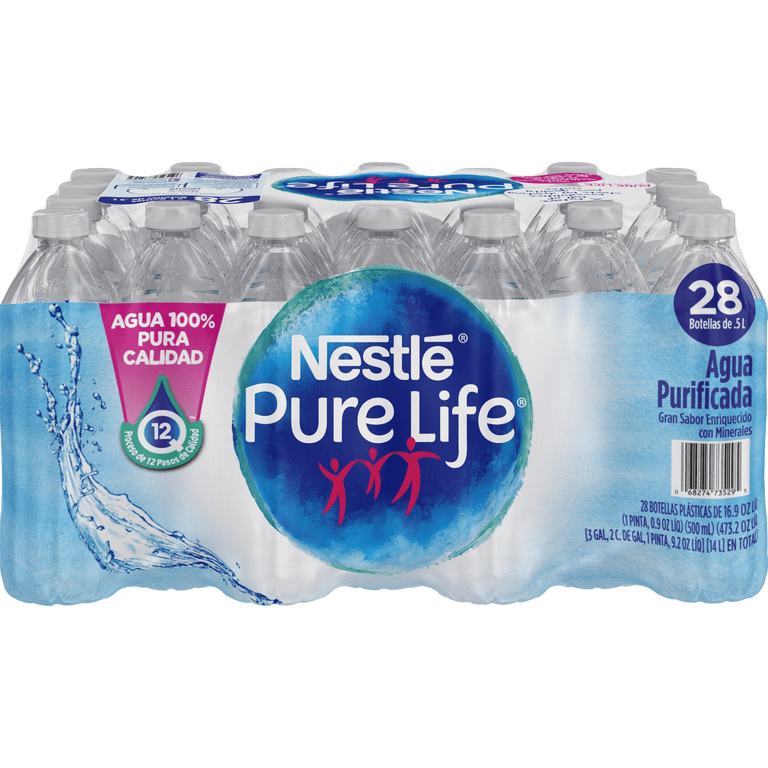 Nestle Pure Life Purified Water, 16.9 Fl. Oz., 28 Count - Walmart.com