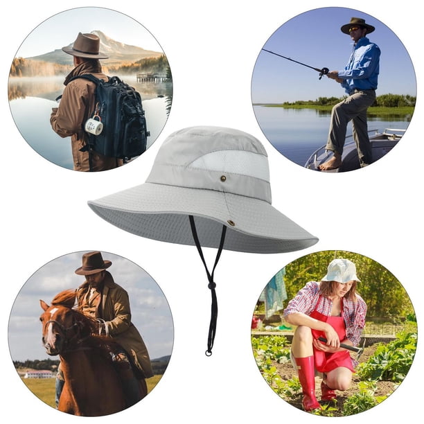 Gustave Sun Hat for Men Women, Outdoor Wide Brim Bucket Hat  display picture 3