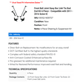 thumbnail image 2 of Front Ball Joint Sway Bar Link Tie Rod End Kit 6 Piece - Compatible with 2011 - 2016 Scion tC 2012 2013 2014 2015, 2 of 2