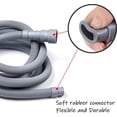 thumbnail image 5 of Washing Machine Drain Hose Extension Kit 6 Feet Flexible Corrugated Washer Adapter Clamps U Bend, 5 of 6