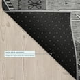 thumbnail image 5 of Addison Rugs Chantille Indoor/Outdoor Traditional Global Charcoal Machine Washable Rectangle Rug, 5' x 7'6", 5 of 8