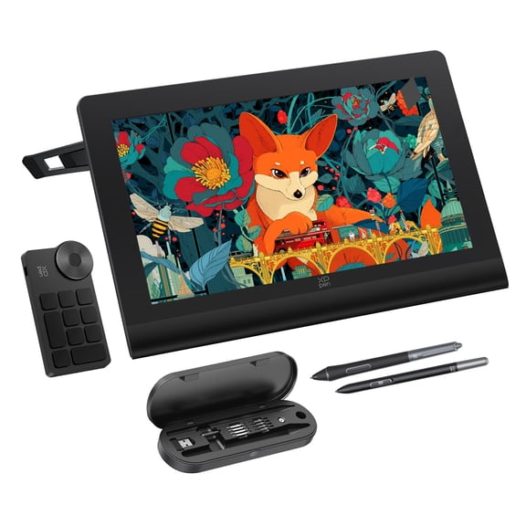 XPPen Artist Ultra 16 4K OLED Touchscreen Drawing Tablet 15.6" Drawing Monitor with 99% Adobe RGB Dual 16K Pen Pressure Styli Mini Keydial 1.07 Billion Colors Art Tablet for Mac PC Chromebook Android