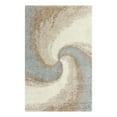 thumbnail image 3 of Unique Loom Soft Touch Shag Collection Area Rug - Selin (5' 3" x 8' Rectangle Khaki/Ivory), 3 of 7