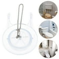 thumbnail image 1 of OULII Toilet Flapper for Home Use 1 Pc PVC 4.9X3.6X1.6In, 1 of 5