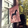 thumbnail image 2 of Carolines Treasures BB7915CHF Cheval Frites Rose Check Toile Maison Drapeau, 2 of 4