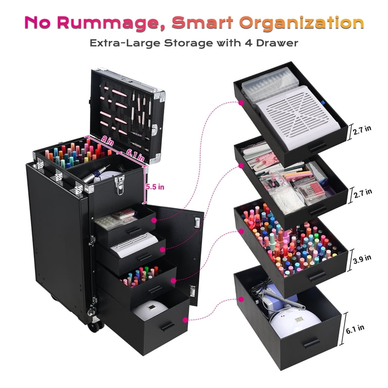 Byootique Portable Manicure Table Desk 33