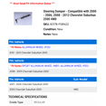 thumbnail image 2 of Steering Damper - Compatible with 2000 - 2006, 2008 - 2013 Chevy Suburban 2500 4WD 2001 2002 2003 2004 2005 2009 2010 2011 2012, 2 of 2