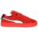thumbnail image 2 of PU & MA Ferrari Suede XL Low Top Leather Lace Up Unisex Sneakers In Red US 6 - 9, 2 of 6