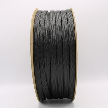 1/8 Expando braided sleeving (100 ft/spool) BLACK