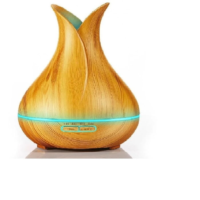 Humidificador Difusor De Aroma Madera Cuello Largo