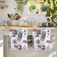 thumbnail image 4 of Vintage London Kitchen Towels Set of 4, Farmhouse Coffee Country Absorbent Dish Towels for Kitchen, Microfiber Hand Towel, Quick Drying Tea Towel for Cleaning Decorative Dishcloths, 4 of 7