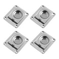 thumbnail image 3 of 4Pcs Stainless Steel Flush Mount D-Rings for Boats Trailers Trucks Floor Mount, 3 of 6