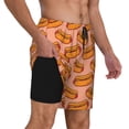 thumbnail image 2 of Balery Cartoon Hot Dog Bañador para hombre, shorts de playa de secado rápido con entrepierna y forro de compresión-3X-Large, 2 of 6