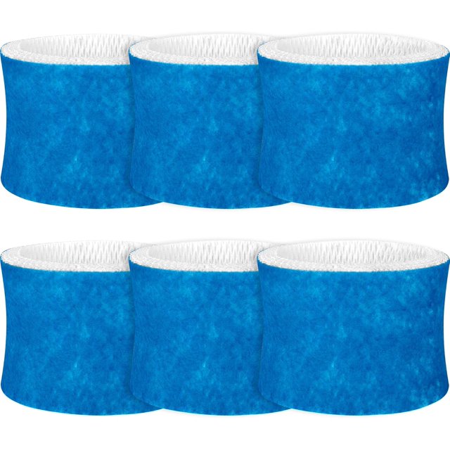 6 Pack Humidifier Filter HAC 504, Compatible with Honey.Well Evaporative Humidifier HCM-350 HEV355 HCM-710 HCM-315 HEV312 Series, HAC-504 HAC-504AW, Blue