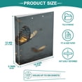 thumbnail image 5 of WOBOGO Fire Butterfly File Folders Extra Large Capacity to Hold 200 Sheets of Documents Hard Shell Ring Binder for School Home Office, 5 of 10