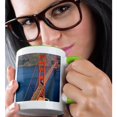 thumbnail image 2 of 3drose, Golden Gate Bridge, San Francisco, California - Us05 Dfr0315 - David R. Frazier, 15oz Two-tone Green Mug, 2 of 6