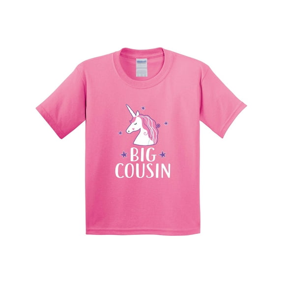 Inktastic Big Cousin Girls Unicorn Announcement Youth T-Shirt
