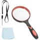 thumbnail image 1 of 10X 100Mm Shatterproof Magnifying Glass, Heilwiy Premium Handheld Reading Magnifier Gift, 1 of 5