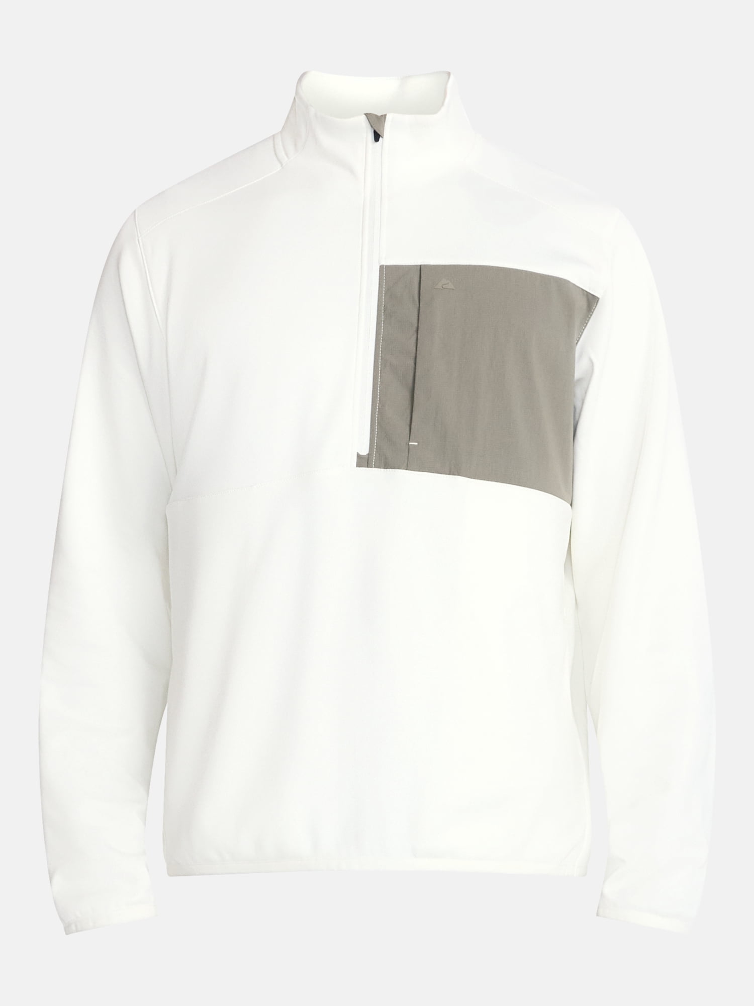 Ozark Trail Men's Half Zip Pullover with Long Sleeves, Sizes S-3XL