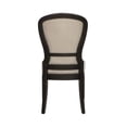 thumbnail image 6 of Americana Farmhouse Upholstered Tufted Back Side Chair - Black - Set of 2, 6 of 13