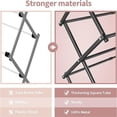 thumbnail image 2 of Clothes Drying Rack, 3-Tier Laundry Drying Rack for Clothes, Expandable Metal Clothing Dryer, Collapsible Towel Rack, Air Drying Rack, 2 of 6