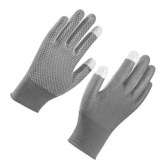 Thin Antislip Safety Gloves Breathable Handwear Reinforced Touch Display For Construction And Electronics