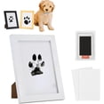 thumbnail image 1 of Kit de marco y almohadillas de tinta para huellas de patas, kit de impresión de huellas de patas de perros y gatos, kit para hacer huellas de patas, regalo de recuerdo conmemorativo para mascotas, mar, 1 of 7