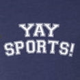 thumbnail image 5 of Wild Bobby YAY SPORTS! Sports Women Tri-Blend Racerback Tank Top, Vintage Navy, X-Large, 5 of 5