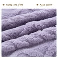 thumbnail image 6 of Lollipie Girls Fuzzy Fleece Hoodies Sweater Cable Knit Warm Sherpa Pullover Sweatshirt with Pockets 6-13 Years, 6 of 7