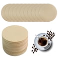 thumbnail image 1 of Discos de filtro de café desechables de 2.5 pulgadas, paquete de 400, 1 of 8