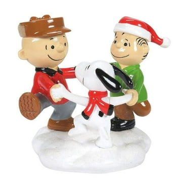 Peanuts Village Trio of Besties Figurine 2.5in H