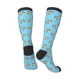 thumbnail image 4 of Fotbe Turtle print Women's Men's Novelty Crew Socks Cotton Socks Knee High Socks for Walking,Running,Nurses,Pregnancy, 4 of 9
