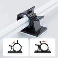 thumbnail image 3 of 30 PCS Black Cable Clips, Self-Adhesive Cable Organisers, 4 Adjustable Sticky Cable Tidy Clips Wire Management Cable Holder for Car, Homes, Under Desk, Offices, 3 of 5