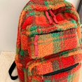 thumbnail image 3 of Mochila para Mujer Correa Ajustable Computadora Portátil Con Múltiples Bolsillos () Rojo, 3 of 9
