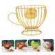 thumbnail image 5 of IFANLANDOR 1Ud Cesta Decorativa De Hierro Para Y Snacks Con Ventilación Para Uso En Casa, 5 of 8