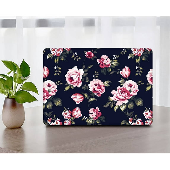 KSK KAISHEK Only for Newest MacBook Air 13 inch Case 2018 2019 2020 2021 2022 Released Model A1932/A2179/A2337 m1, Plastic Hard Protective Shell Case Cover, Flowers 172