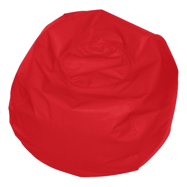 Round Bean Bag Chair (22" D) Red