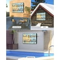 thumbnail image 2 of Outdoor TV Cover 70 to 75 Inch Weatherproof, Colorful Birds Waterproof TV Screen Protector for Outside Decor with Zipper and Pocket 68"L x 42"H , Blue Teal Yellow Red, 2 of 7