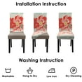 thumbnail image 4 of Chair Covers for Dining Room Chairs Stretch Printed Dining Chair Cover Set Of 4,Washable Elastic Pioneer Colorful Floral Kitchen Chair Slipcovers, Removable Seat Protector for Home or Party, 4 of 8