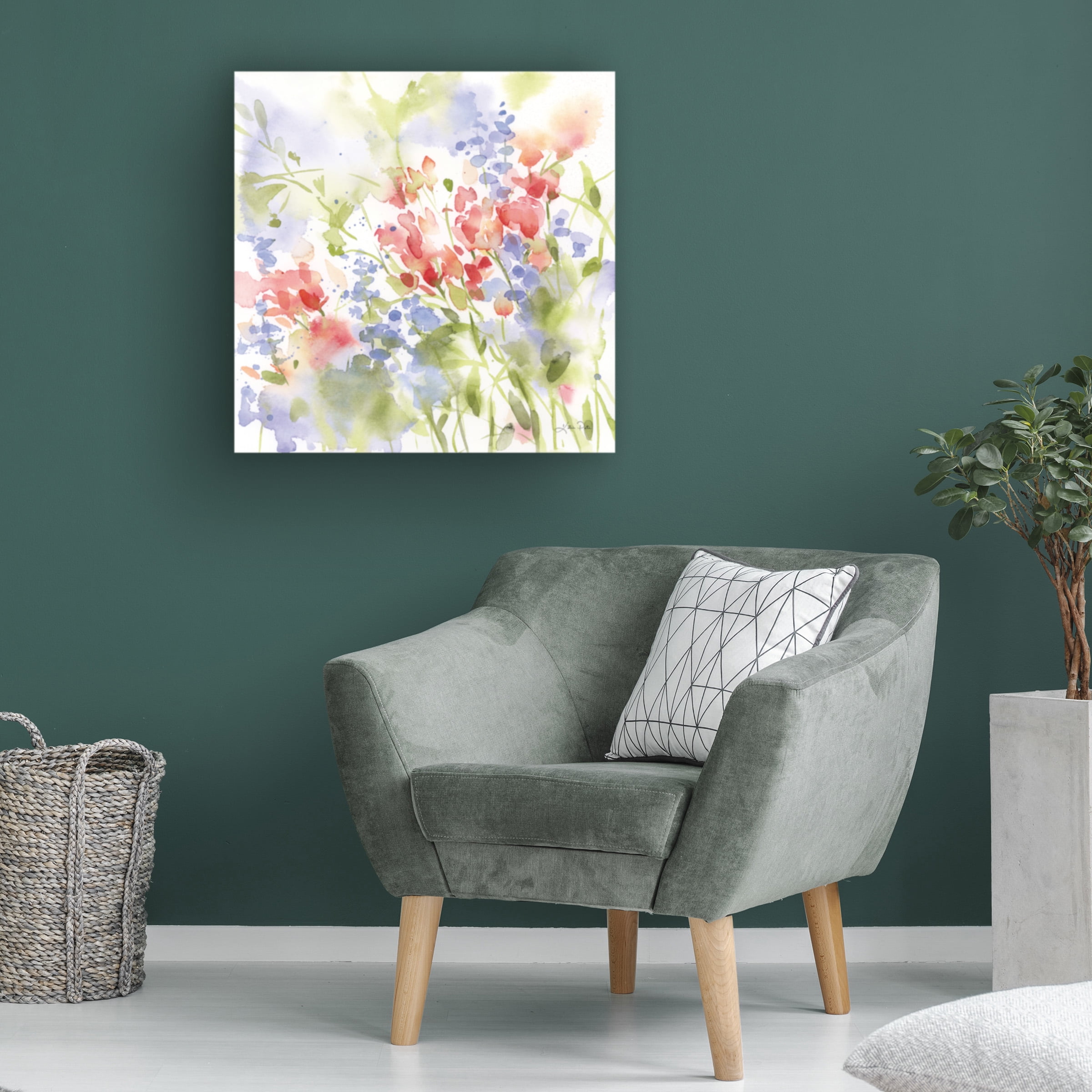 Katrina Pete 'Spring Meadow II' Canvas Art