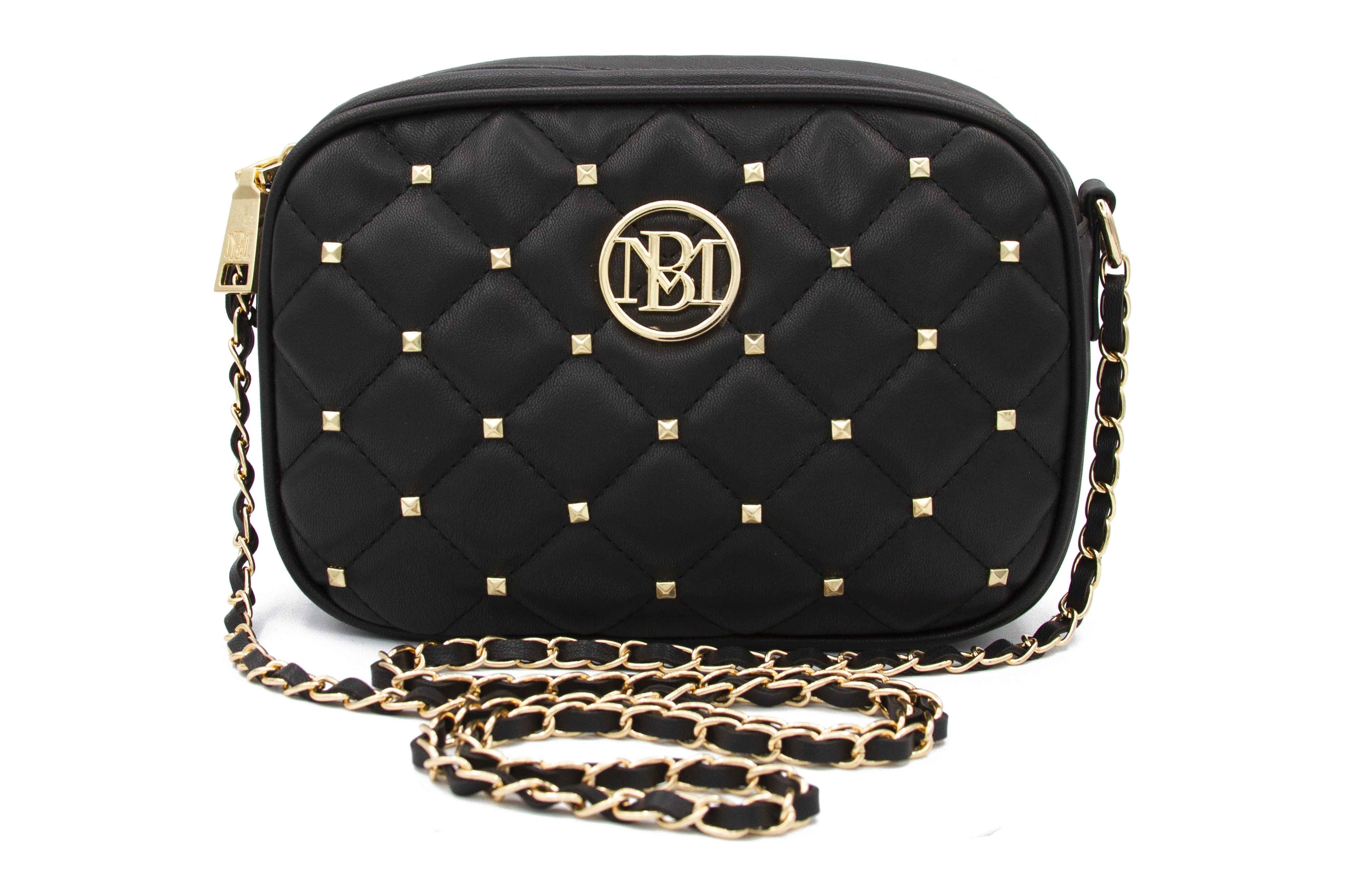 Badgley Mischka Diamond Quilted Taupe Crossbody Bag Badgley Mischka Diamond Quilted Taupe Crossbody Bag