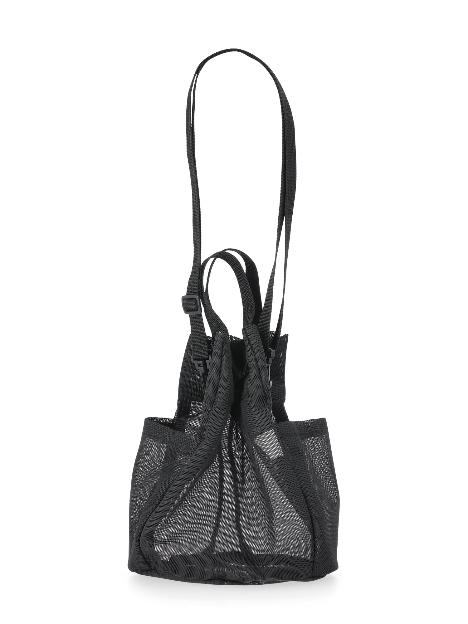 No Boundaries Women's Drawstring Crossbody, Black