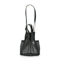 thumbnail image 3 of No Boundaries Women's Mesh Drawstring Crossbody Bag, Black, 3 of 6