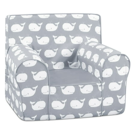 Grab N Go Kid S Foam Chair With Handle Whale Tales Storm White Twill Pebbles Grab N Go Kid S Foam Chair With Handle Whale Tales Storm White Twill Pebbles