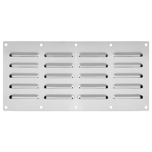 Stainless Steel Venting Panel 13.5x5.25 Inch for Grill Accessory Masonry Fire Pits Outdoor Kitchens