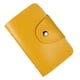 thumbnail image 1 of Bolsa de almacenamiento de tarjetas jinwen gran capacidad soporte de cuero PU minimalista amarillo, 1 of 8