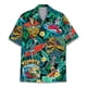 thumbnail image 3 of Camisa hawaiana con estampado 3D de mono y orangután para hombre, camisas de vacaciones de verano, camisas de manga corta con botones para la calle, la playa, el surf, Aloha, 3 of 5